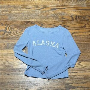 Pink Republic Gray Textured Top